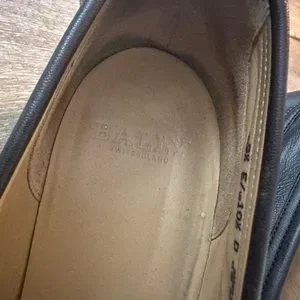 Bally | Shoes | Bally Colmar Dark Brown Leather Slip On  display picture 1